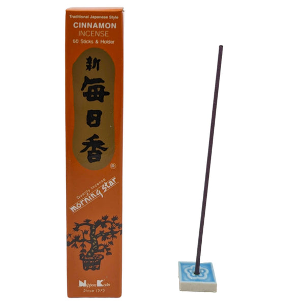 Incense sticks Morning Star Cinnamon 50 sticks, 12cm, burning time 25min