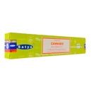 Satya Cannabis Räucherstäbchen, 12 Sticks, 20cm, Brenndauer 45min