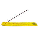 Räucherstäbchenhalter Brettchen aus Holz, Baum des Lebens, Gelb