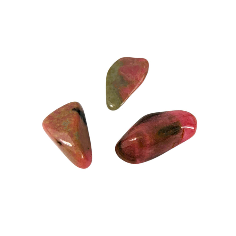 Rhodonite tumbled stone (1x1cm)