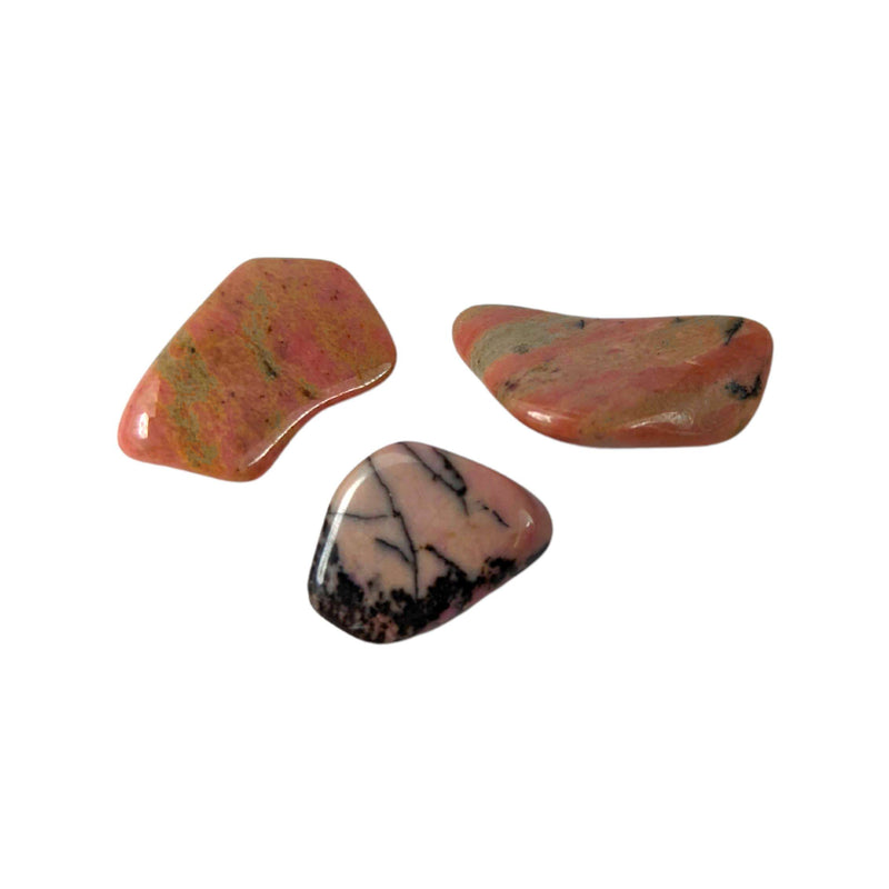 Rhodonite tumbled stone (1x1cm)