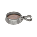 Rosenquarz Anhänger Facettiert 925 Silber Fassung