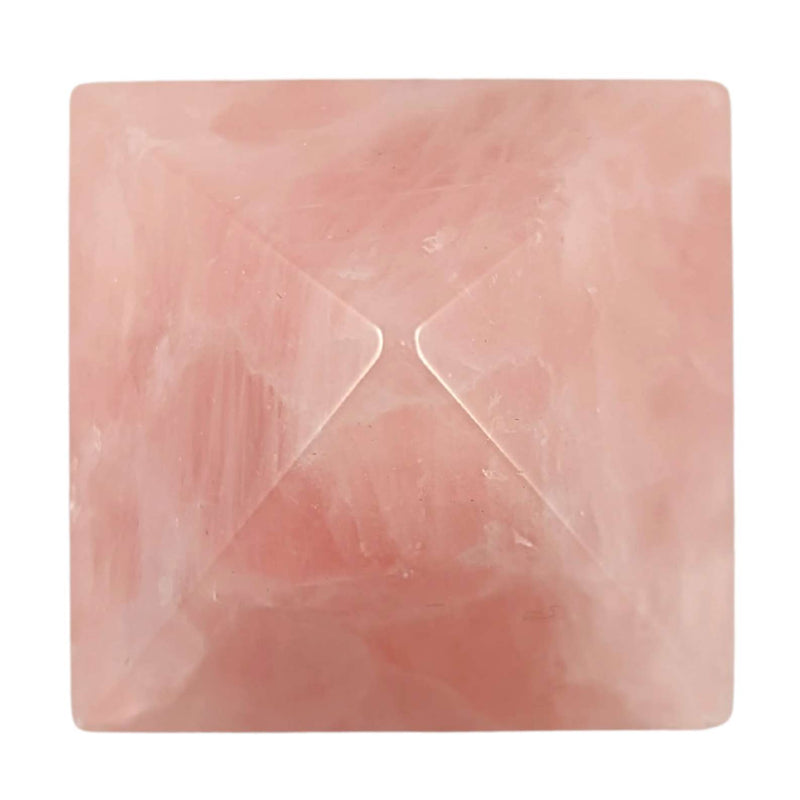 Rosenquarz Edelstein-Pyramide rosa (3x3cm)