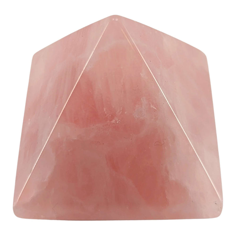 Rosenquarz Edelstein-Pyramide rosa (3x3cm)