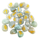 Runen Edelstein Set, grüner Aventurin