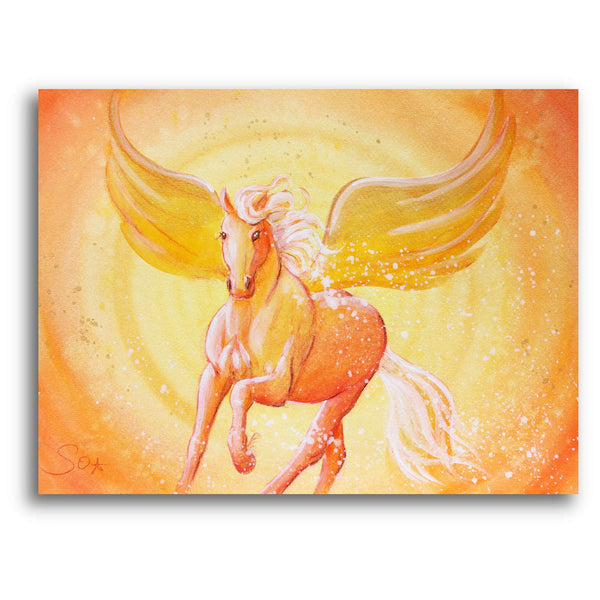 Pegasusbild: Goldener Pegasus