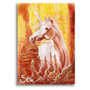 Einhornbild: Einhorn in der Wüste