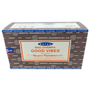 Satya Nag Champa Good Vibes, Gute Stimmung Räucherstäbchen, 12 Sticks, 20cm, Brenndauer 45min