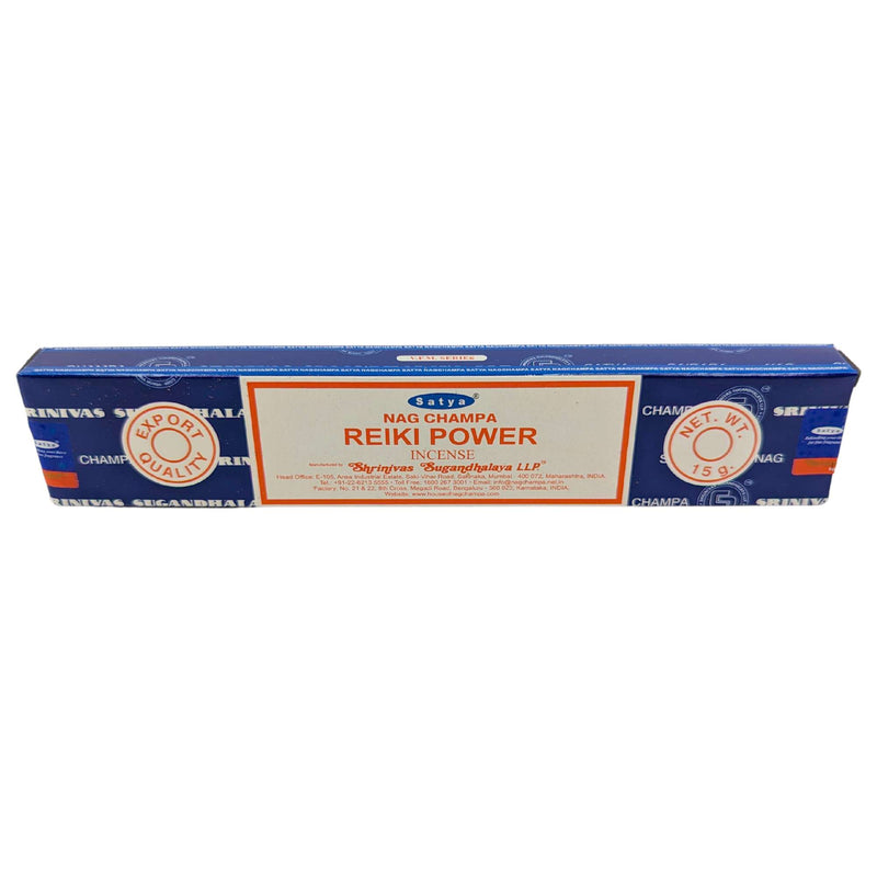 Satya Nag Champa Reiki Power Räucherstäbchen, 12 Sticks, 20cm, Brenndauer 45min