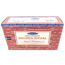 Satya Nag Champa Sacred Ritual, Heiliges Ritual Räucherstäbchen, 12 Sticks, 20cm, Brenndauer 45min