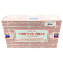 Satya Positive Vibes, Positive Stimmung Räucherstäbchen, 12 Sticks, 20cm, Brenndauer 45min