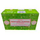 Satya Traditional Ayurveda Räucherstäbchen, 12 Sticks, 20cm, Brenndauer 45min