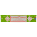 Satya Traditional Ayurveda Räucherstäbchen, 12 Sticks, 20cm, Brenndauer 45min