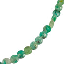 Smaragd Collier facettierte Linsen (50 cm)