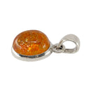 Sonnenstein Anhänger 925 Silber Fassung (1 cm)