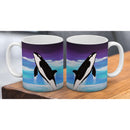 Springender Orca - Kunstdruck von Sonja Ariel von Staden