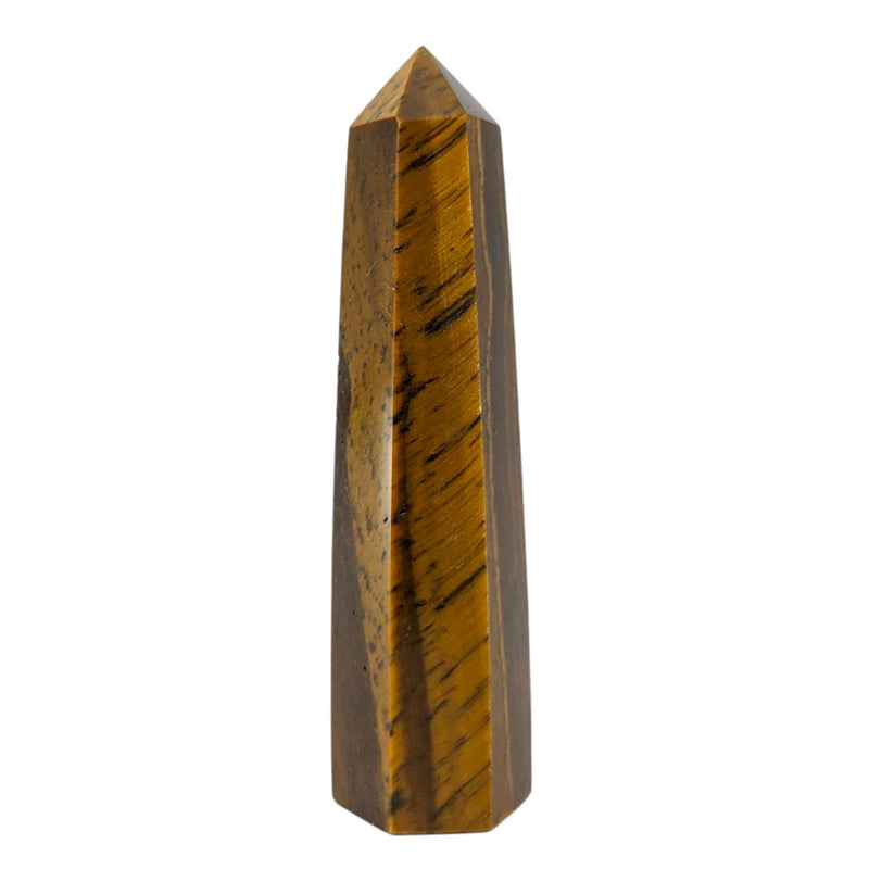 Tigerauge Edelstein-Obelisk (8cm)