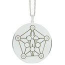 Planetencode Amulett Silber