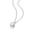 Bergkristall Kugel Anhänger für Halskette (14 mm)