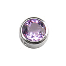 Amethyst Anhänger für Halskette, facettiert (12 mm)