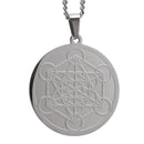 Anhänger für Halskette, Metatron silber (3 cm)