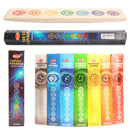 Starter Set: "7 Chakren" - Räucherstäbchenhalter & Räucherstäbchen