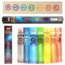 Starter Set: "7 Chakren" - Räucherstäbchenhalter & Räucherstäbchen