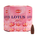 HEM Lotus Backflow Räucherkegel, 40 Kegel
