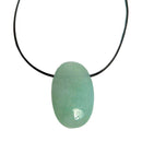 Aquamarin Seifenstein Anhänger für Halskette, gebohrt (4 cm)