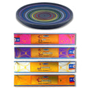 Räucherstäbchen Starter-Set: Satya Natural 4 Düfte + Halter