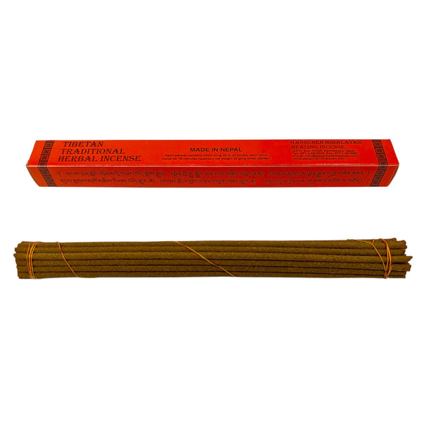 Traditionelle Tibetische Kräuter-Räucherstäbchen, Gangchen Himalayan Healing Incense, 25-30 Stäbchen