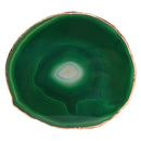 aqasha® Achat grün - Energiescheibe Wohlstand & Reichtum (12 cm)