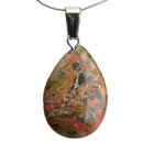 aqasha® Anhänger Achat - Halskette - Tropfen (2,5x1,6 cm)