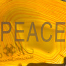 Marianna Jermakova Edelstein Achat Powerscheibe Peace