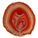 aqasha® Achat rotbraun - Energiescheibe Verwurzelung & Beständigkeit (12 cm)