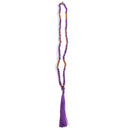 aqasha® Halskette Amethyst - Mala Gebetskette - Kugeln (0,6 cm)
