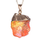 aqasha® Anhänger Angel Aura orange - Anhänger für Halskette - geschliffen (3,5x3,5 cm)