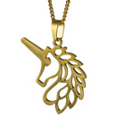 Isabell Giese Anhänger Anhänger für Halskette "Einhornkopf" - Golden