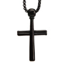 aqasha® Anhänger Anhänger Kreuz schwarz