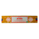 Satya Myrrh, Myrrhe Räucherstäbchen, 12 Sticks, 20cm, Brenndauer 45min