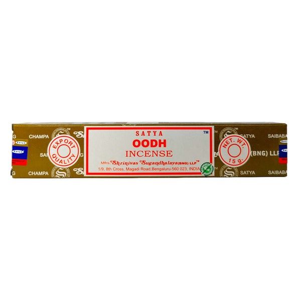 Oodh - Varillas de incienso de sándalo y soporte para varillas de incienso,  paquete Insence Insense Hem