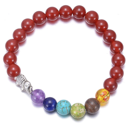 Isabell Giese Armband Armband Achat-Perlen - Chakra-Power: Mutmacher