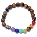 Isabell Giese Armband Armband Tigerauge-Perlen - Chakra-Power: Ruhe-in-dir