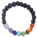 Isabell Giese Armband Armband Vulkanstein-Perlen - Chakra-Power: Kraftschenker