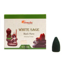 aqasha® Aromatika Backflow Räucherkegel - Weißer Salbei