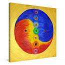 Jasmine Zaunschirm Kunstdruck Leinwand / 20x20 cm Ausgleich - Kunstdruck