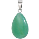 aqasha® Anhänger Aventurin - Halskette - Tropfen (2,5x1,6 cm)