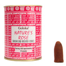 Goloka Räucherkegel Backflow Räucherkegel Goloka, Rose, 24 Kegel, 3 cm, Brenndauer: ca. 20 min.