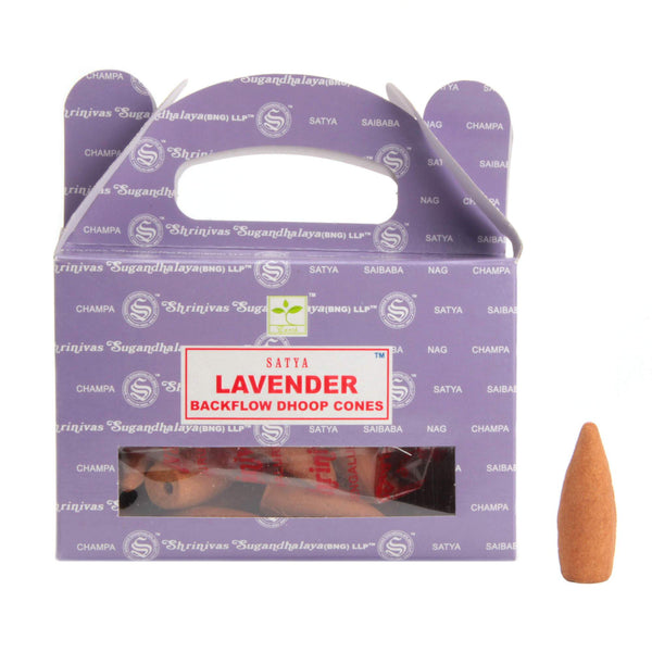 Satya Räucherstäbchen Natural Lavendel – 15 G, Natürlicher Duft Für Entspannung & Wohlbefinden