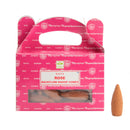 Satya Räucherkegel Backflow Räucherkegel Satya, Rose, 24 Kegel, 3 cm, Brennzeit: ca. 20 min